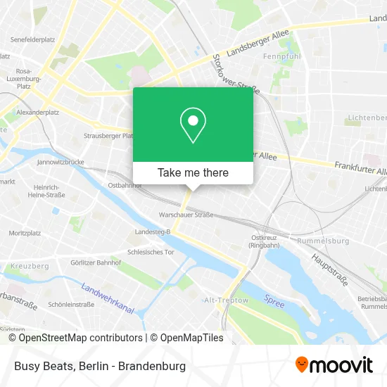Busy Beats map