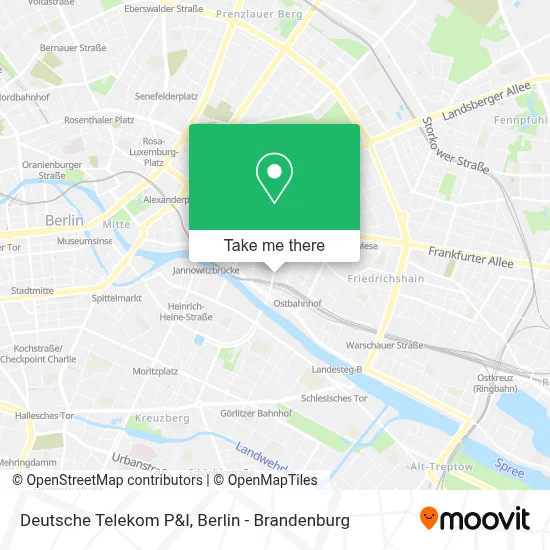 Deutsche Telekom P&I map
