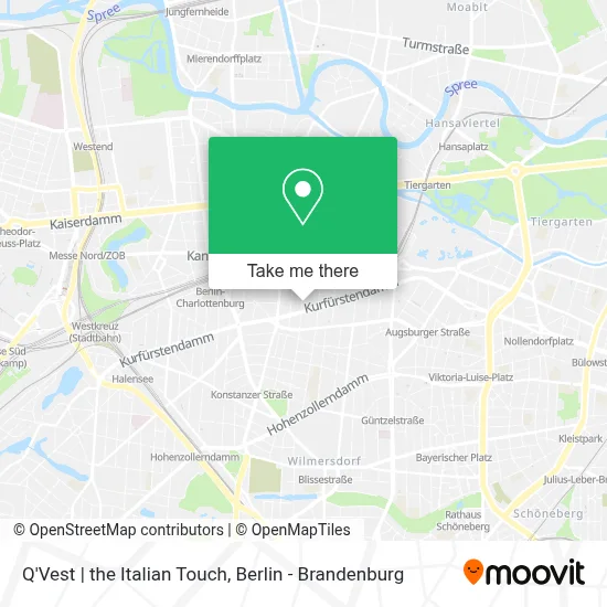 Q'Vest | the Italian Touch map