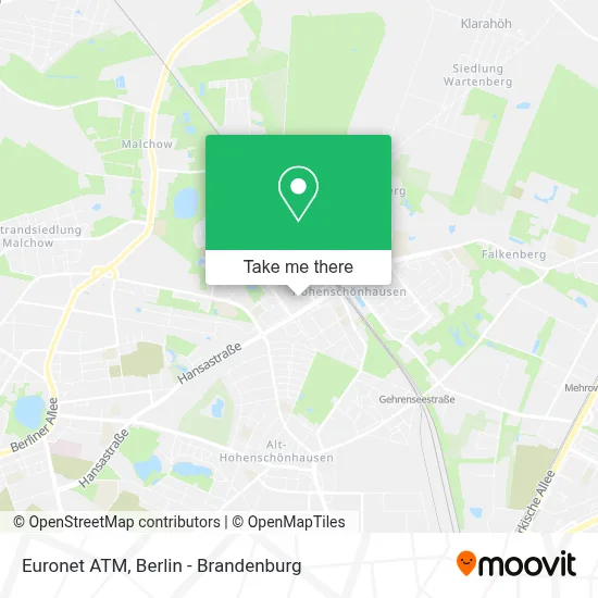Euronet Atm map