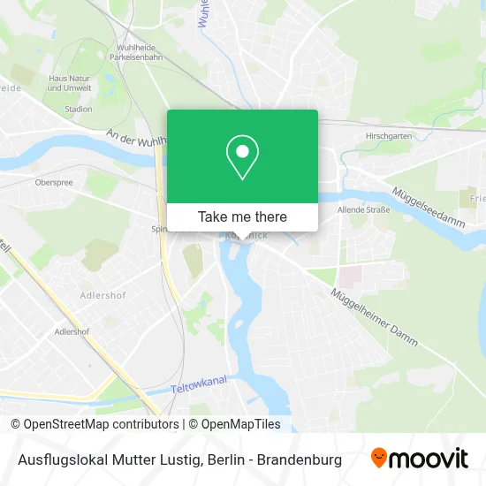 Ausflugslokal Mutter Lustig map