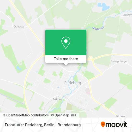 Frostfutter Perleberg map