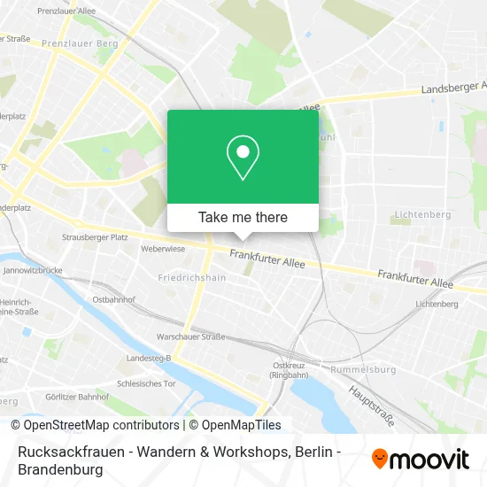 Rucksackfrauen - Wandern & Workshops map