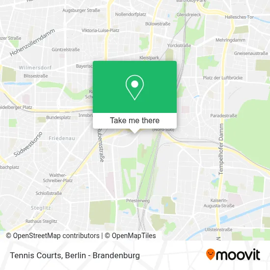Tennis Courts map