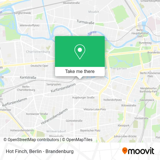 Hot Finch map