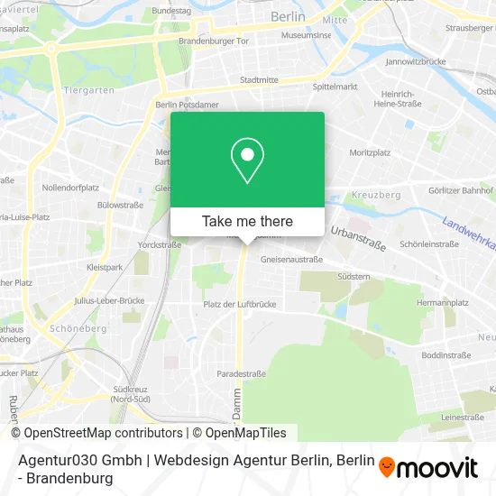Agentur030 Gmbh | Webdesign Agentur Berlin map