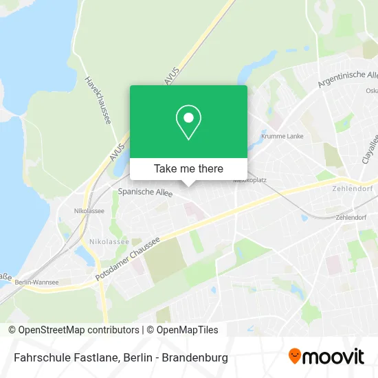 Fahrschule Fastlane map