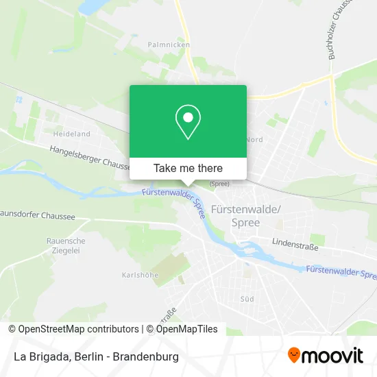 La Brigada map