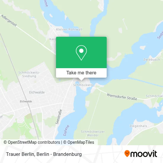 Trauer Berlin map