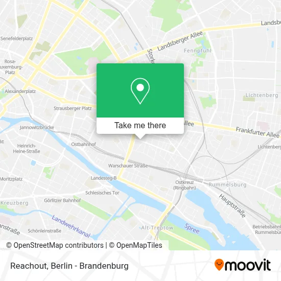 Reachout map