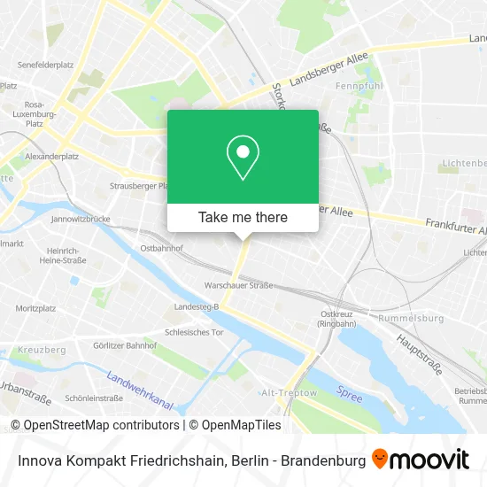 Innova Kompakt Friedrichshain map