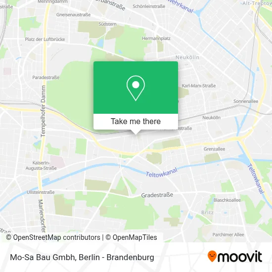 Mo-Sa Bau Gmbh map