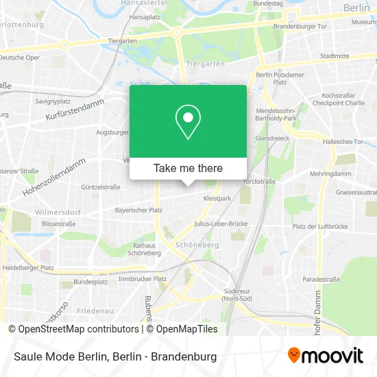Saule Mode Berlin map