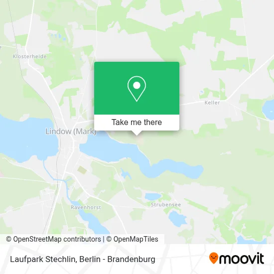 Laufpark Stechlin map