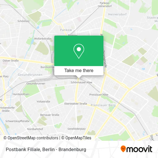 Postbank Filiale map