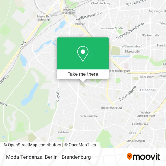 Moda Tendenza map