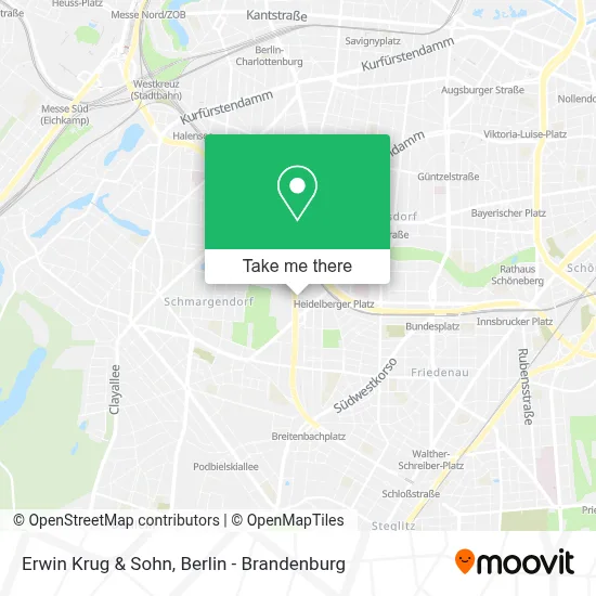 Erwin Krug & Sohn map