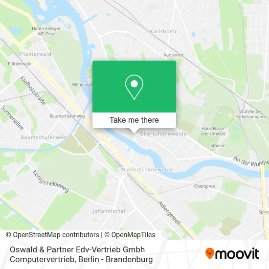 Oswald & Partner Edv-Vertrieb Gmbh Computervertrieb map