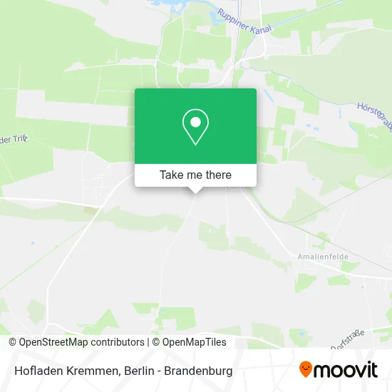 Hofladen Kremmen map
