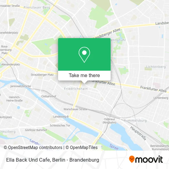Ella Back Und Cafe map