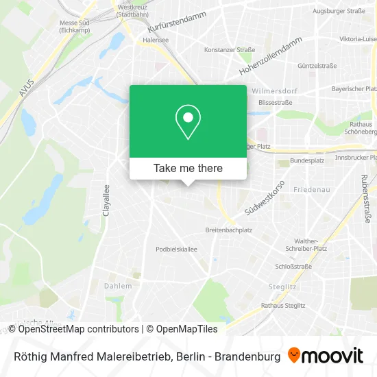 Röthig Manfred Malereibetrieb map