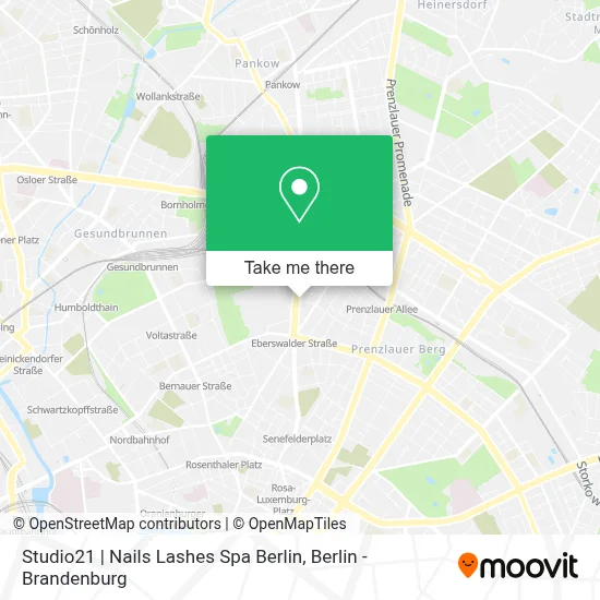 Studio21 | Nails Lashes Spa Berlin map