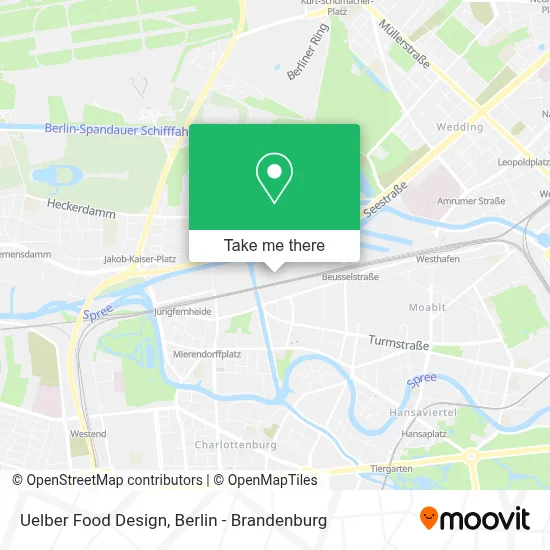 Uelber Food Design map