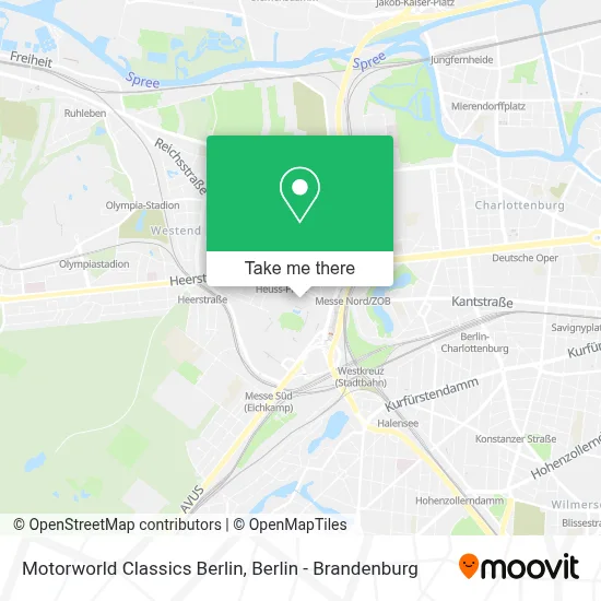 Motorworld Classics Berlin map