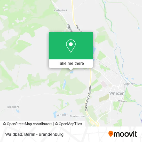 Waldbad map