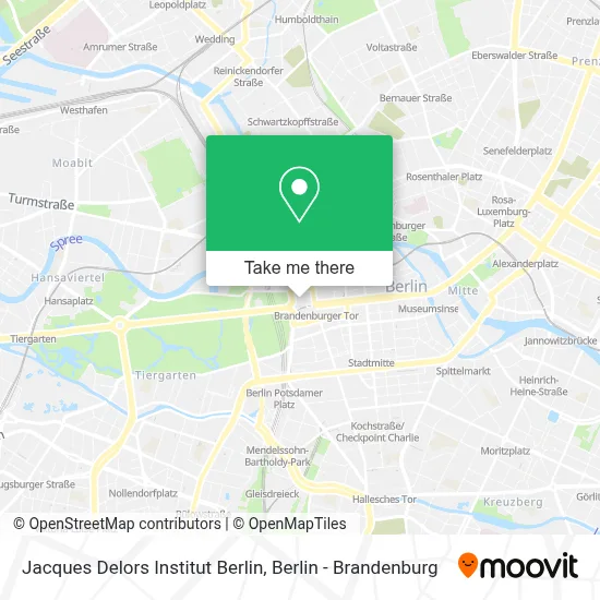 Jacques Delors Institut Berlin map