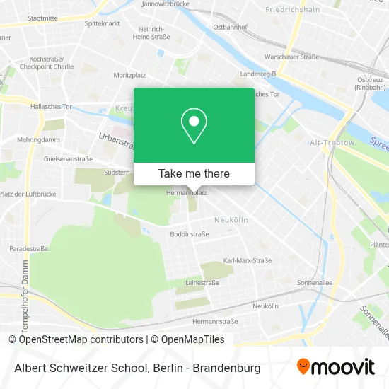 Albert Schweitzer School map