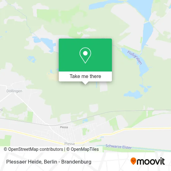 Plessaer Heide map