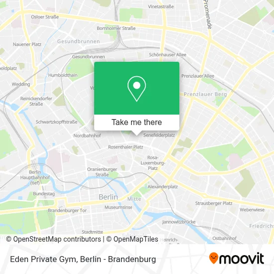 Eden Private Gym map