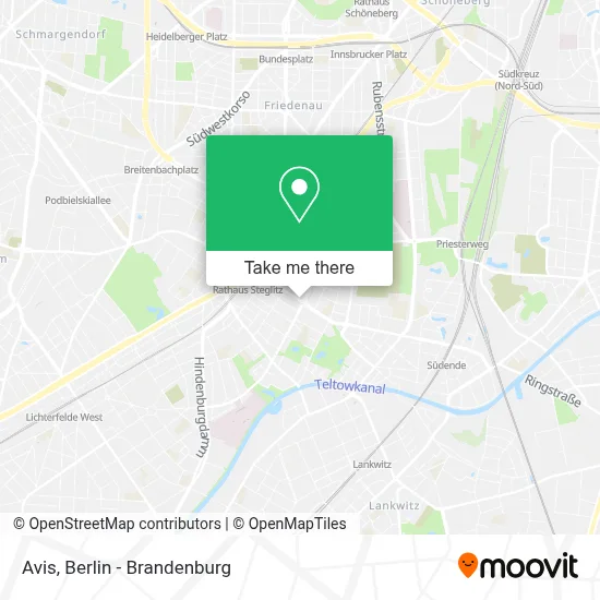 Avis map