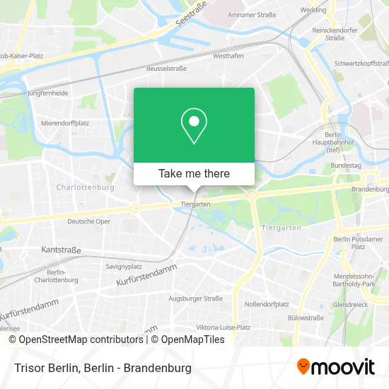 Trisor Berlin map