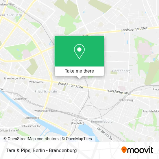 Tara & Pips map