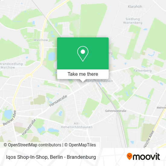 Iqos Shop-In-Shop map