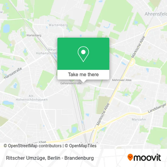Ritscher Umzüge map