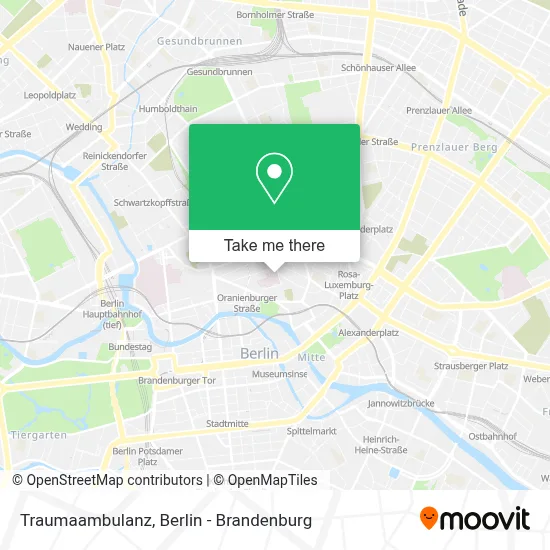Traumaambulanz map
