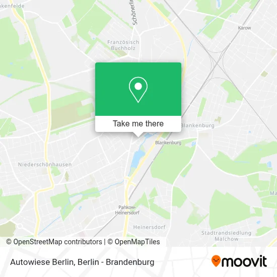 Autowiese Berlin map