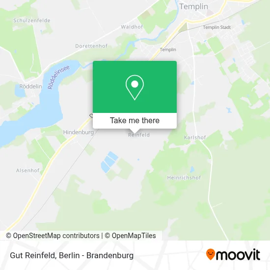 Gut Reinfeld map