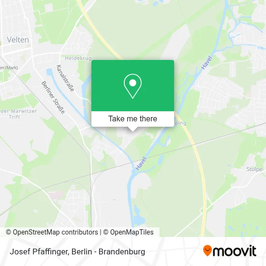 Josef Pfaffinger map