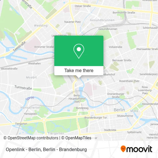 Openlink - Berlin map