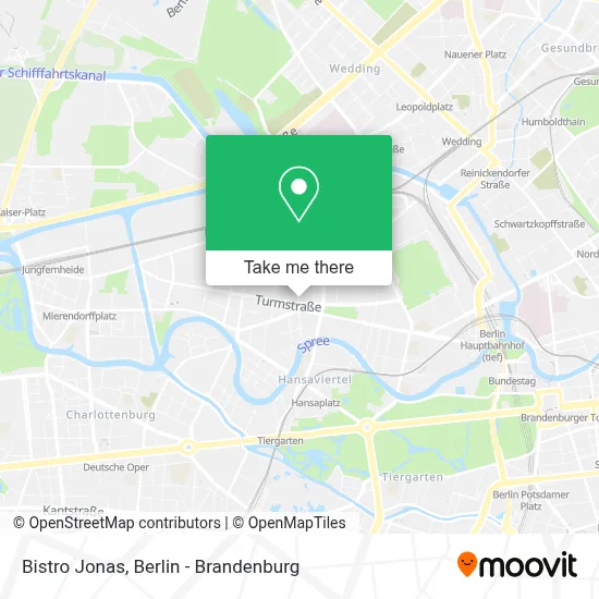 Bistro Jonas map