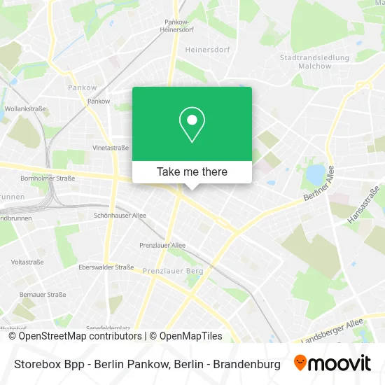 Storebox Bpp - Berlin Pankow map