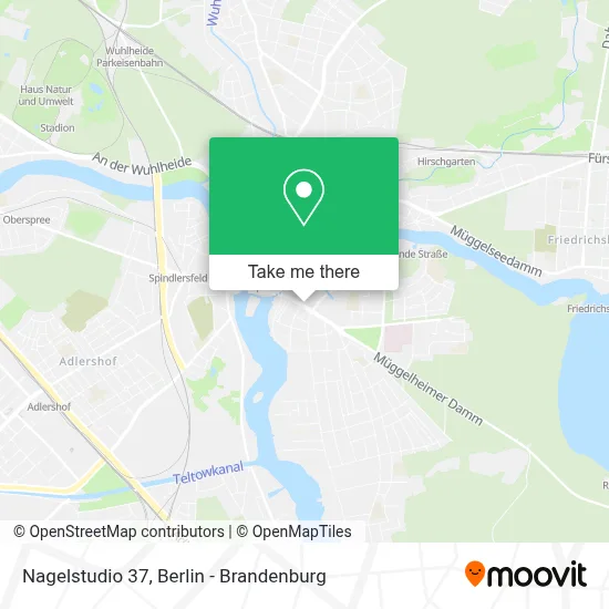 Nagelstudio 37 map