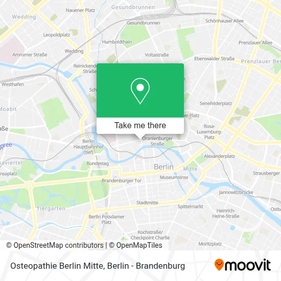 Osteopathie Berlin Mitte map