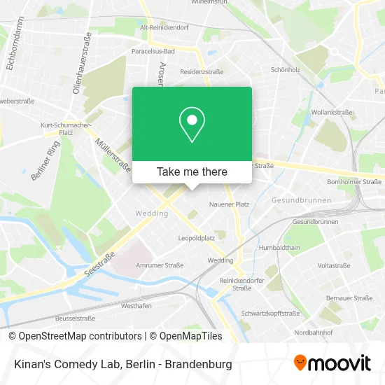 Kinan's Comedy Lab map