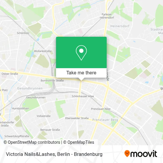 Victoria Nails&Lashes map