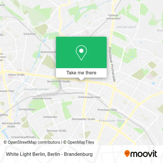 White Light Berlin map